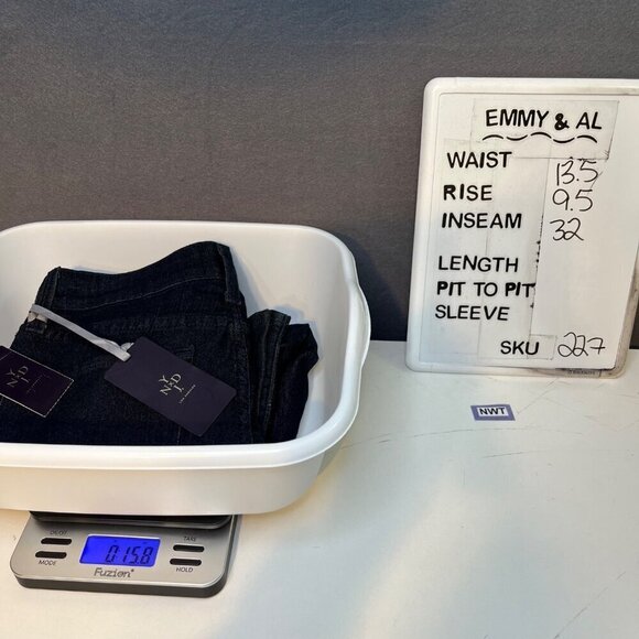 NYDJ Barbara Bootcut Jeans Size 2 Dark Wash Denim Slimming LiftxTuck Classic NEW - Picture 13 of 14